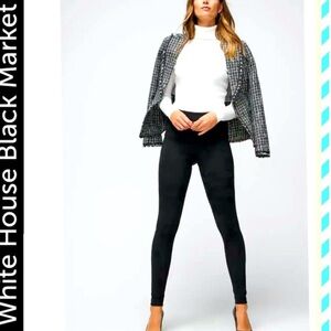 White House Black Market Runway Leggings black size 4